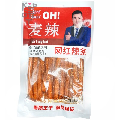 Снэк Yu Jin Foods OH! My Hot Депутаты на выборах - Пряный пшеничный снек - Ох, Мой Огненный!, 172гр.