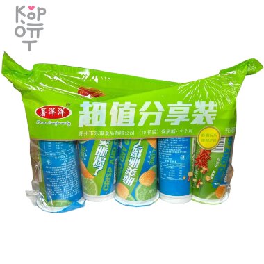 Чипсы Potato Chips &quot;Волшебное настроение праздника с Лаймом&quot;, 33гр. — Корейские товары для всей семьи(КорОпт)