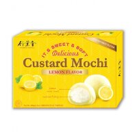Bamboo House Custard Mochi - Японское рисовое пирожное Моти с заварным кремом 6шт., 180гр. 