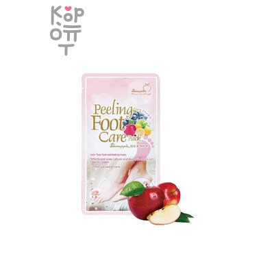 Meloso PEELING foot care pack SKINAPPLE — Маска, носочки с эффектом пилинга, 30 г