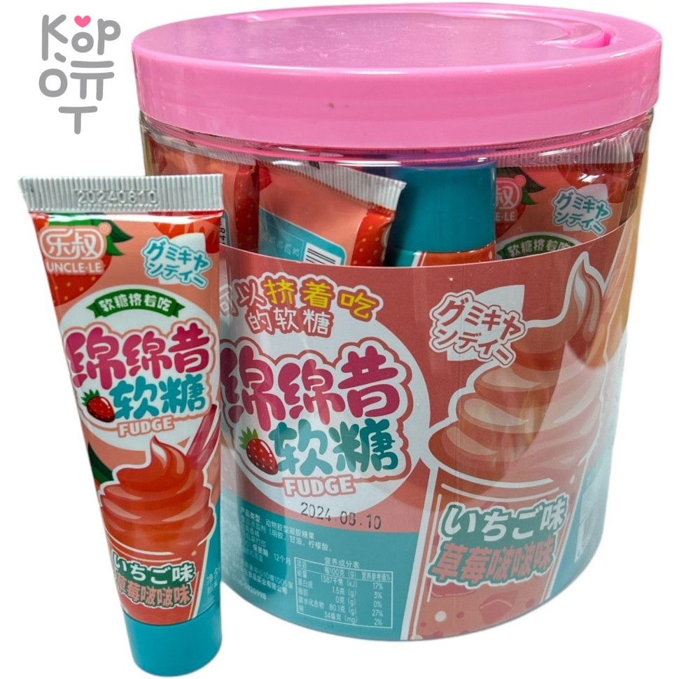 Жидкая конфета Дядюшка Ли - фруктятина со вкусом Клубники, 25гр., купить с доставкой на дом фото 1 — Корейские товары для всей семьи(КорОпт)