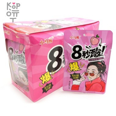 Кислая карамель взрывашка Pony Bear Sour Candy - со вкусом Персика — Корейские товары для всей семьи(КорОпт)