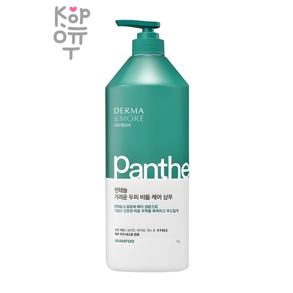 Derma&More Itchy Scalp Shampoo - Шампунь с пантенолом для ухода за чувствительной кожей головы, склонной к зуду и перхоти 600мл.