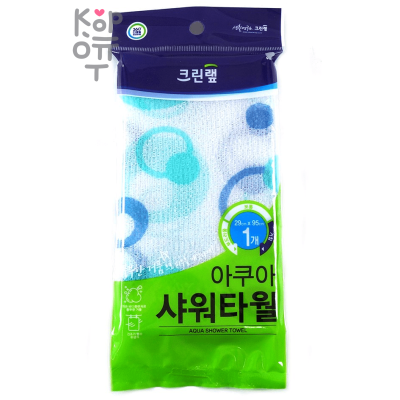 Clean Wrap Fresh Shower Towel - Жесткая мочалка для тела с плетением «Сетка»  29см.*95см. 