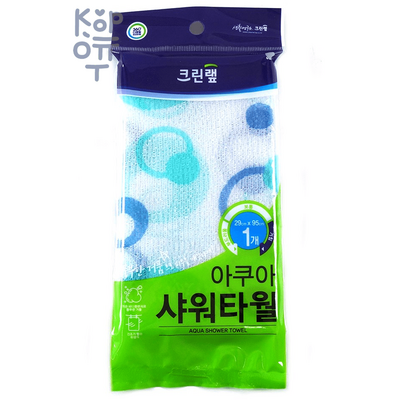 Clean Wrap Fresh Shower Towel - Жесткая мочалка для тела с плетением «Сетка»  29см.*95см. 