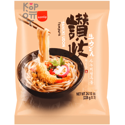 Samlip Sanuki Udon For Tempura Удон для темпуры, 684 г
