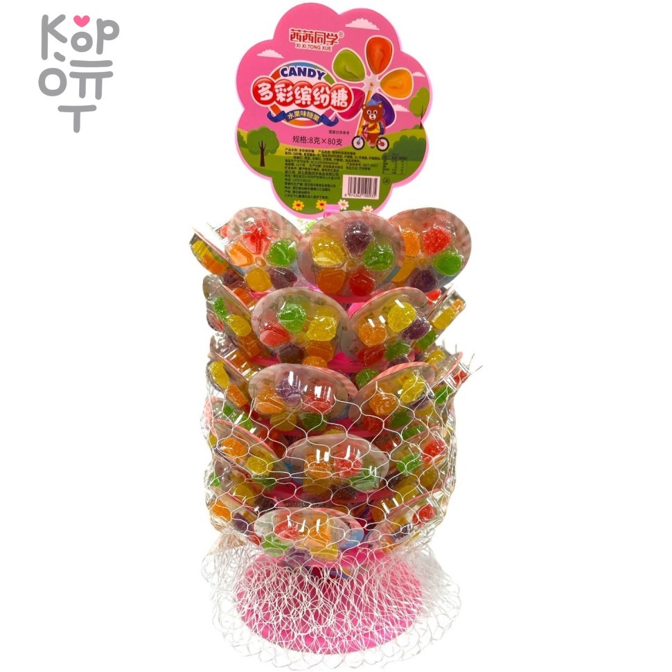 Жевательный фруктовый мармелад XiXi Радужные лабиринты на ветряке, купить с доставкой на дом фото 1 — Корейские товары для всей семьи(КорОпт)