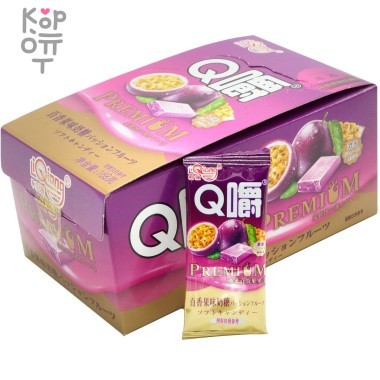 Ириска мягкая Q Chew Premium со вкусом Маракуйи 168гр. — Корейские товары для всей семьи(КорОпт)