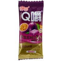 Ириска мягкая Q Chew Premium со вкусом Маракуйи 168гр.