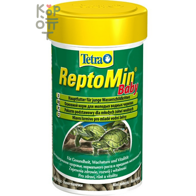 Tetra ReptoMin Baby корм для молодых водных черепах 100мл.