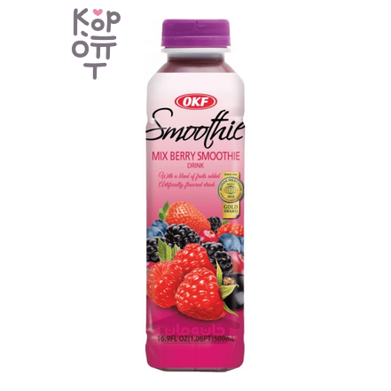 OKF Smoothie MIX BERRY - Напиток смузи, смесь ягод, 500 мл