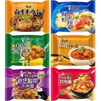Лапша быстрого приготовления Kang Shi Fu Chicken Noodle, с острой курицей, мягкая упаковка, 96гр.