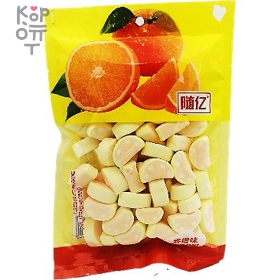 Маршмеллоу АПЕЛЬСИН, 148гр., купить с доставкой на дом фото 1 — Корейские товары для всей семьи(КорОпт)