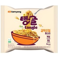 Лапша сублимированная SamYang TANGLE Creamy Mushroom - фетучини в корейском стиле с грибами и сливочным соусом, 105гр.