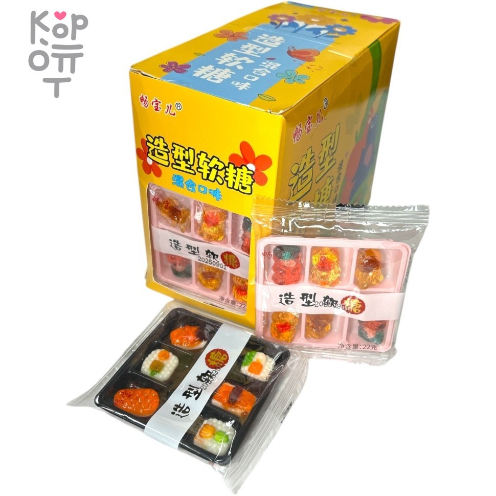 Мармелад Цветы Суши Сет, купить с доставкой на дом фото 1 — Корейские товары для всей семьи(КорОпт)