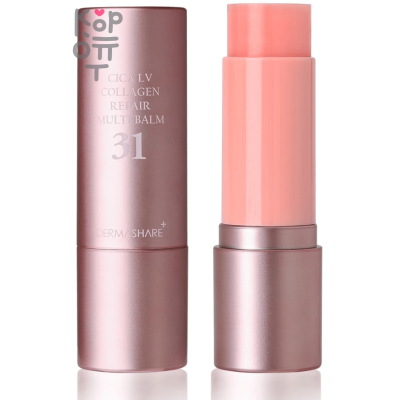 Dermashare Cica Lv Collagen Repair Multi Balm - Стик-бальзам антивозрастной мультифункциональный с коллагеном 11 гр