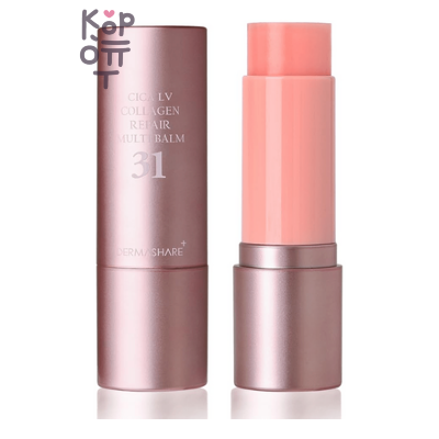 Dermashare Cica Lv Collagen Repair Multi Balm - Стик-бальзам антивозрастной мультифункциональный с коллагеном, 11 г