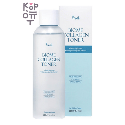 PrettySkin Toner Biome Collagen - Тонер для лица с коллагеном, 300 мл
