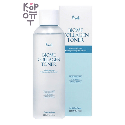 PrettySkin Toner Biome Collagen - Тонер для лица с коллагеном, 300 мл