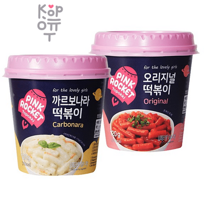 Pink Rocket topokki - Рисовые клецки (Розовая ракета топокки) 140гр.