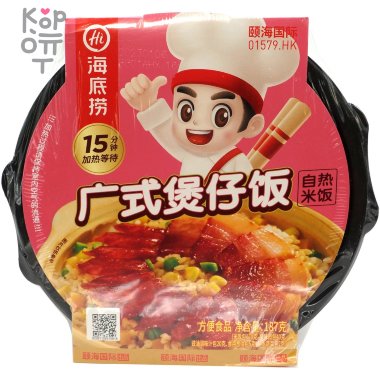 Саморазогревающийся рис Haidilao Кантонский со свиной грудинкой, 187гр. — Корейские товары для всей семьи(КорОпт)