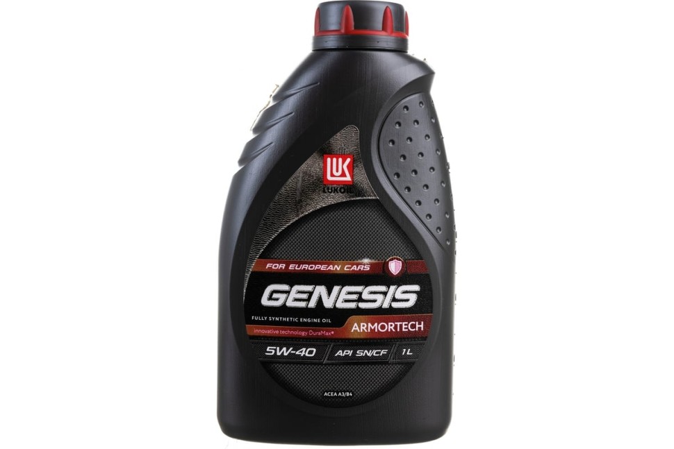 LUKOIL GENESIS ARMORTECH 5W-40 API SN/CF ACEA A3/B4 — Масло моторное, 1 л