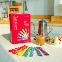AROMAVILLE RAINBOW MOCHA COLD COFFEE MIX - Кофе растворимый 3в1, 12гр.
