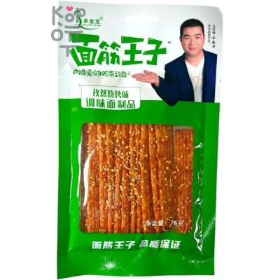 Снэк Yu Jin Foods Депутаты на работе, 76гр. - Пряный пшеничный снек со вкусом шашлыка с тмином