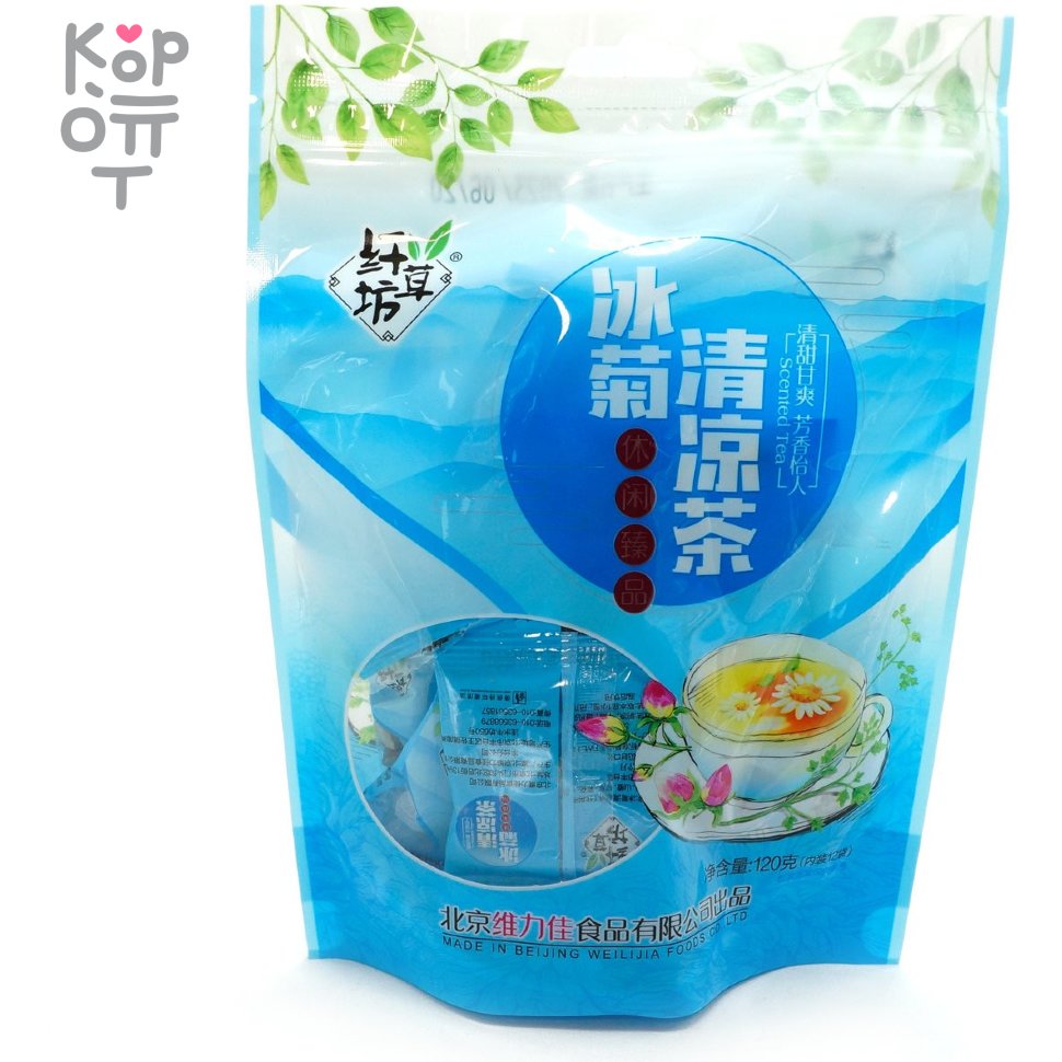 Weilijia Foods Драгоценный травяной чай Бинджу, 120гр. (12п.*10гр.)