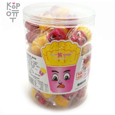 Мармелад V сэндвич, с фруктовым вкусом, в форме Попкорна — Корейские товары для всей семьи(КорОпт)