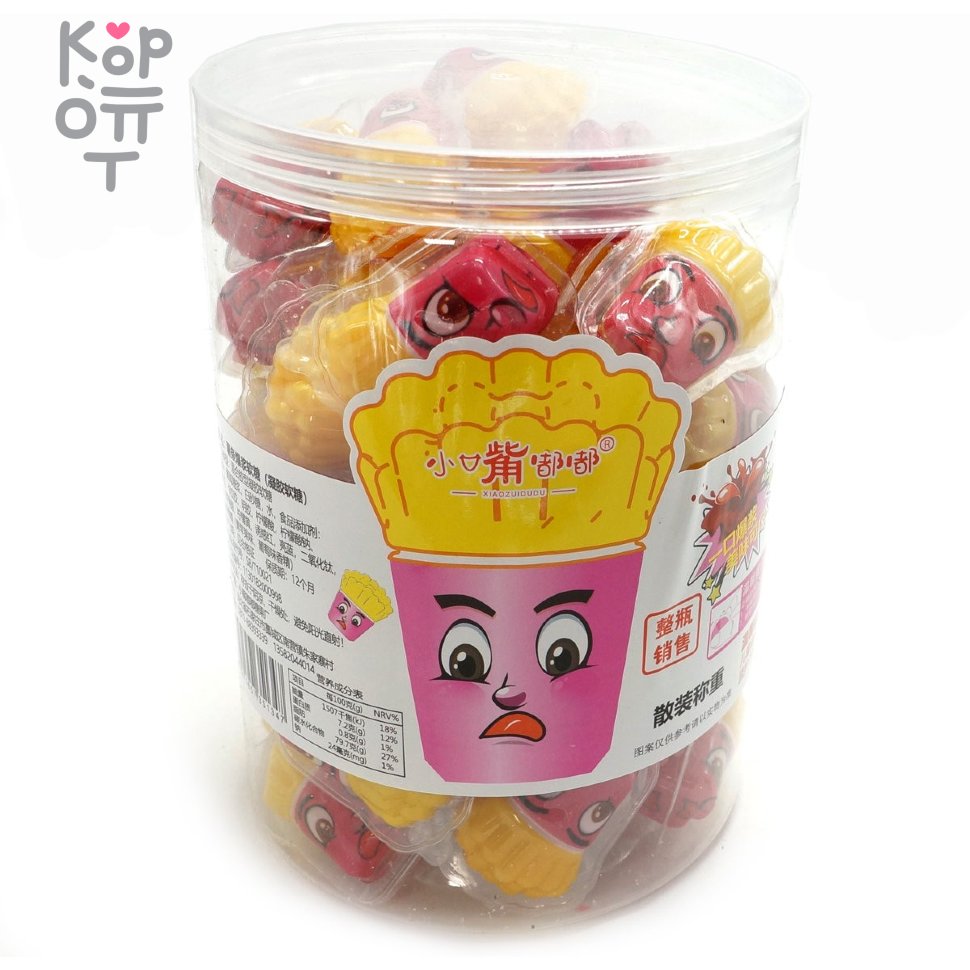 Мармелад V сэндвич, с фруктовым вкусом, в форме Попкорна, купить с доставкой на дом фото 1 — Корейские товары для всей семьи(КорОпт)