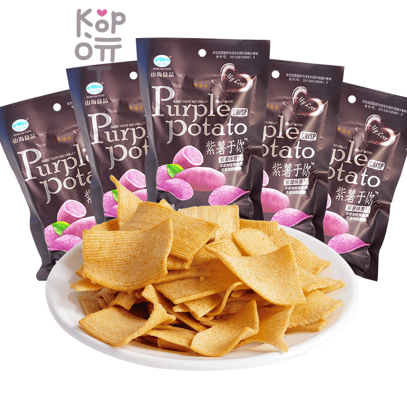 Чипсы Shanhai Foods Purple potato, 20гр.