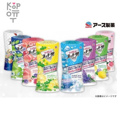 EARTH Sukki-ri! - Жидкий дезодорант-ароматизатор для туалета, 400мл. — Корейские товары для всей семьи(КорОпт)