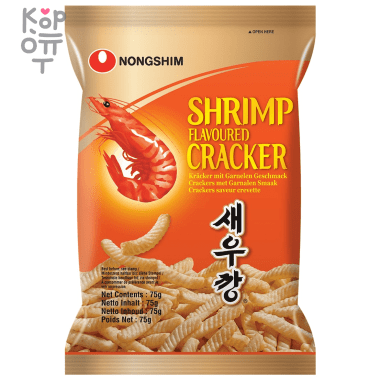 Чипсы NongShim &quot;Нонг Шим&quot; запеченая креветка 75гр. — Корейские товары для всей семьи(КорОпт)
