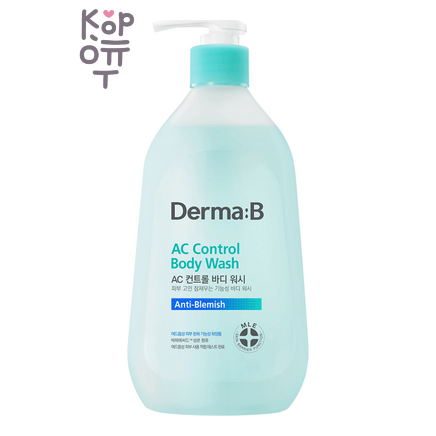 DERMA:B AC Control Body Wash - Ламеллярный гель для душа против воспалений с экстрактом Эвкалипта, 420 мл