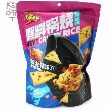 Рисовые чипсы Weika Crispy Rice со вкусом пикантных раков, 168гр. &mdash; Корейские товары для всей семьи(КорОпт)