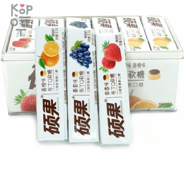 Конфеты жевательные Shuoguo фруктовые — Корейские товары для всей семьи(КорОпт)