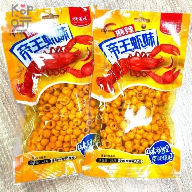 Чипсы Kao Delicious Crisp - острые со вкусом королевской креветки, 28гр. &mdash; Корейские товары для всей семьи(КорОпт)