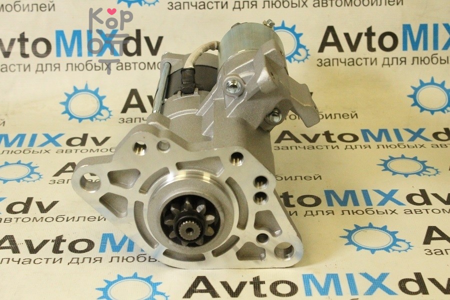 Стартер 4D33 / 4D34 / 4D35 / 4D36 24V 9 зубьев бендикса 113195, M008T80071 ME012994 / ME012995 / ME013007 прямой DENMS