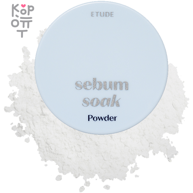 Etude Sebum Soak Powder - Лёгкая минеральная матирующая пудра 5гр., купить с доставкой на дом фото 1 — Корейские товары для всей семьи(КорОпт)