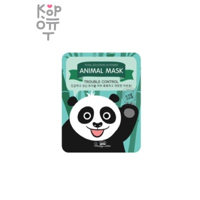 PrettySkin Total Solution Animal Penguin Whitening Mask - Тканевая маска для лица осветляющая 25 гр