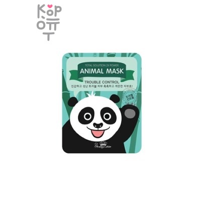 PrettySkin Total Solution Animal Penguin Whitening Mask - Тканевая маска для лица осветляющая 25 гр