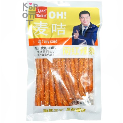 Снэк Yu Jin Foods OH! My Card Депутаты на выборах - Пряный пшеничный снек - Ох, Моя карта!, 172гр.