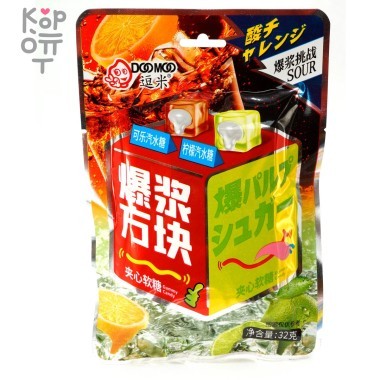Конфеты жевательные Doumi со вкусом Колы, лимона и лайма на ленте — Корейские товары для всей семьи(КорОпт)