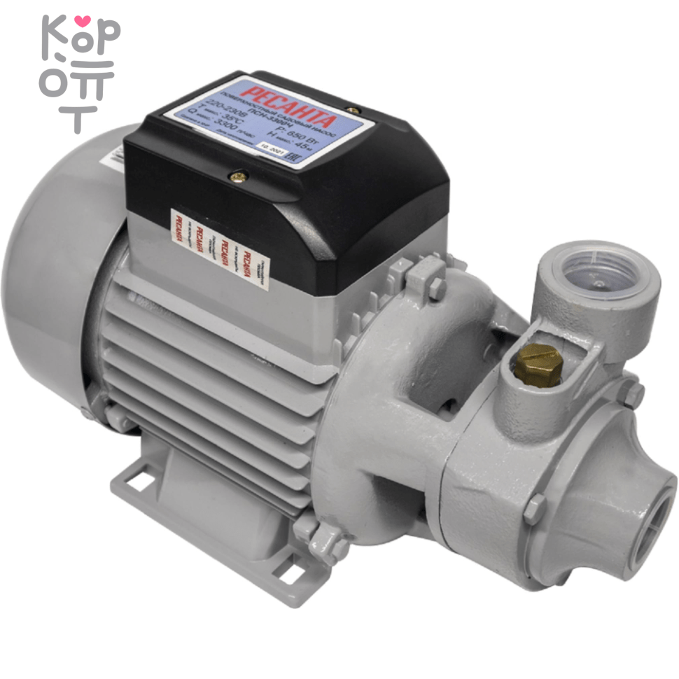 Поверхностный насос Ресанта ПСН-3300Ч, купить с доставкой на дом фото 1 — Корейские товары для всей семьи(КорОпт)