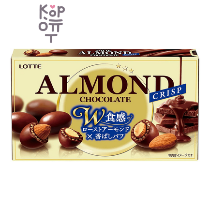 Lotte Premium Almond Chocolate Crisp - Миндаль в хрустящем шоколаде 80гр.