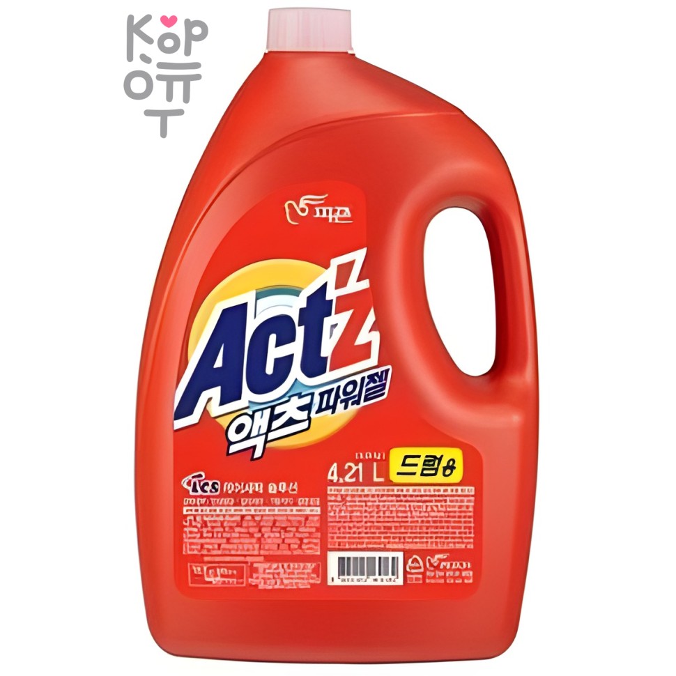 Pigeon ACT'Z Power Gel - Гель для стирки белья для машин с горизонтальной загрузкой