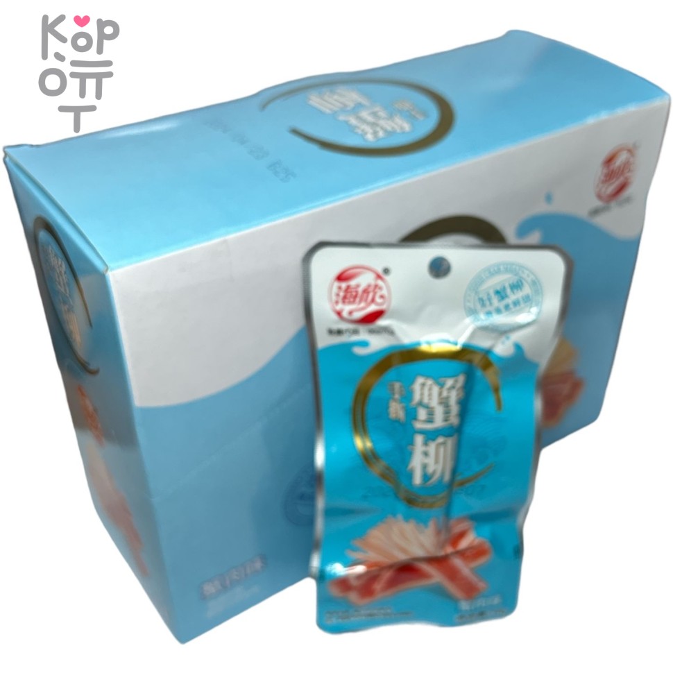 Снек Yake Food - Вегетарианское тофу со вкусом крабовых палочек, 14гр., купить с доставкой на дом фото 1 &mdash; Корейские товары для всей семьи(КорОпт)