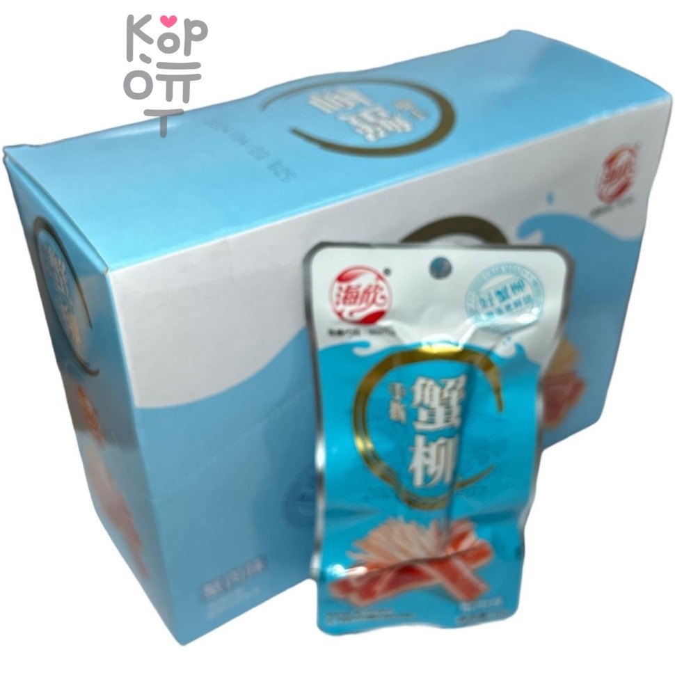 Снек Yake Food - Вегетарианское тофу со вкусом крабовых палочек, 14гр.