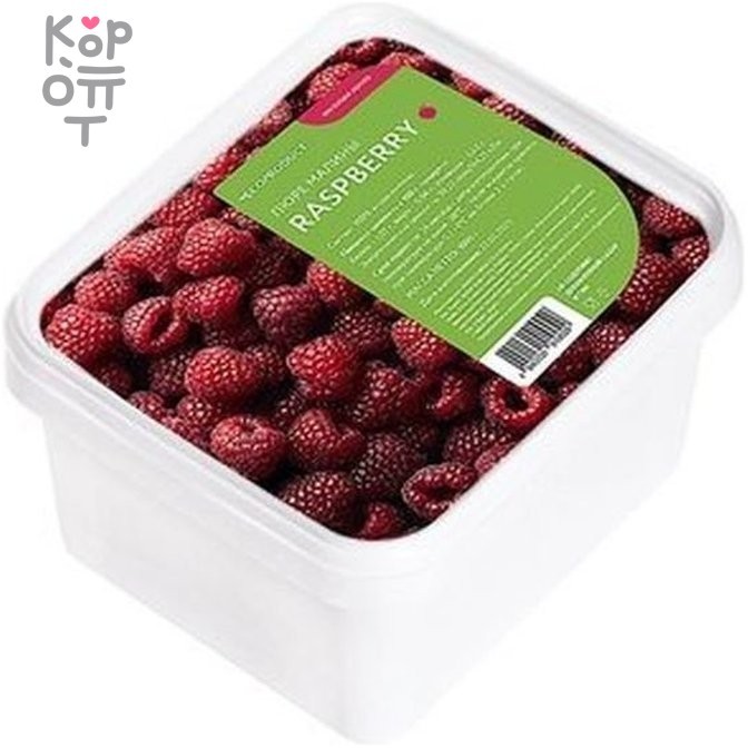 Пюре Малины замороженное, EcoProduct, 1кг. фото 1 &mdash; Корейские товары для всей семьи(КорОпт)